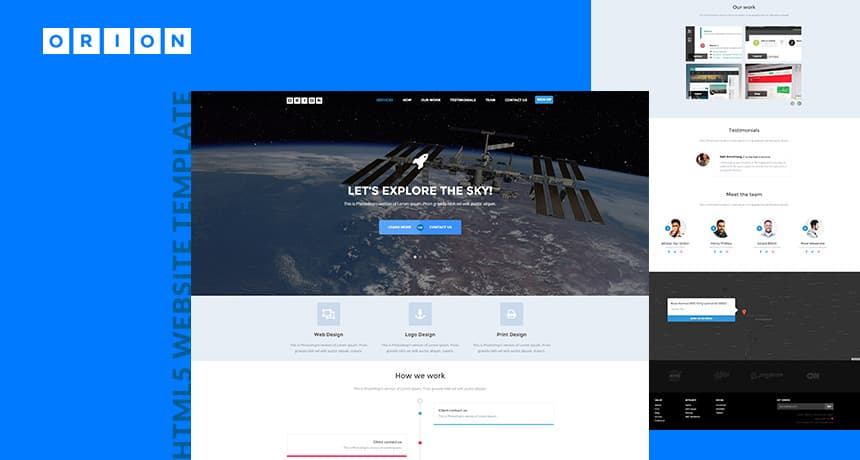 Orion HTML5 Website Template