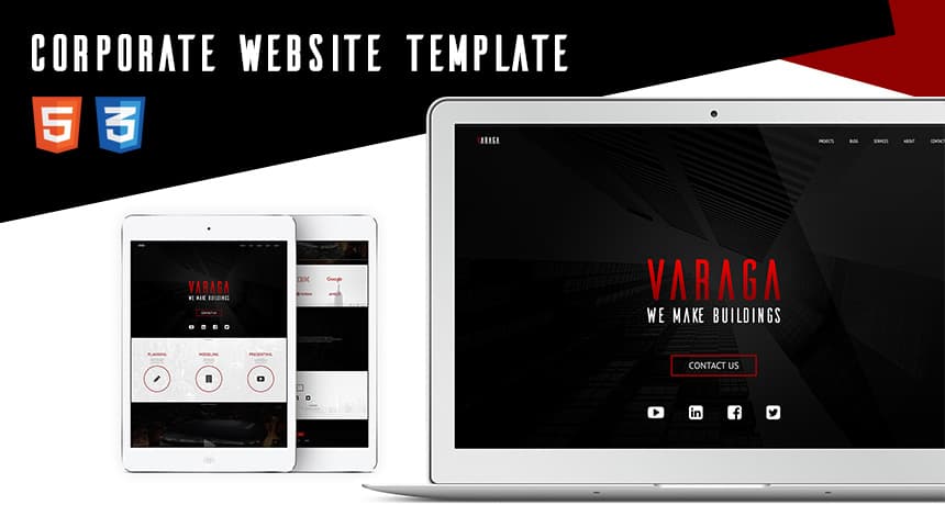 Varaga - FREE Landing Page Website Template