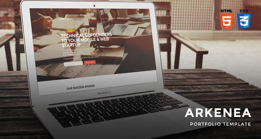 Free Arkenea Website Template HTML