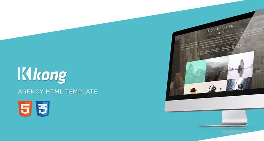 Kong HTML Template Free Download