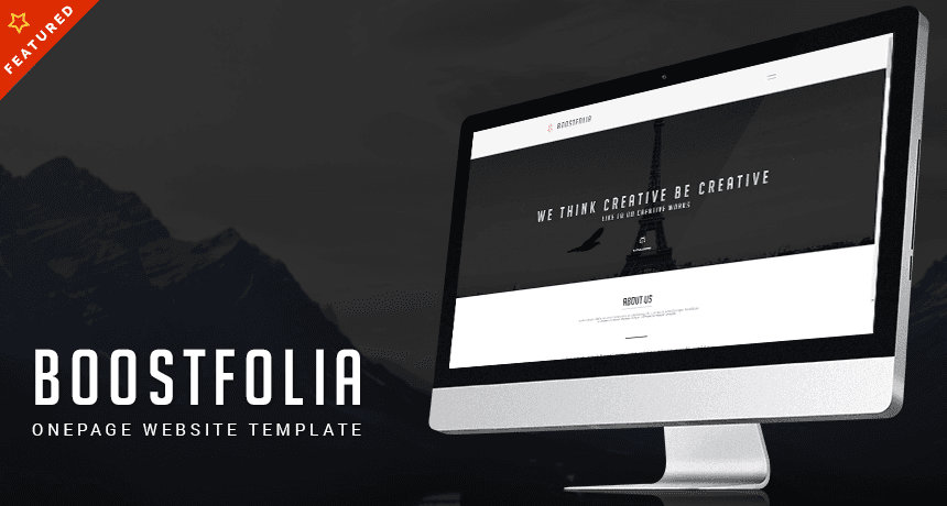 Boostfolia Onepage Website HTML Download