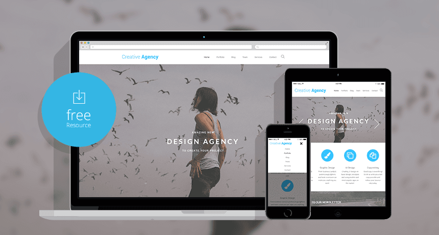 Creative Agency Website HTML Template