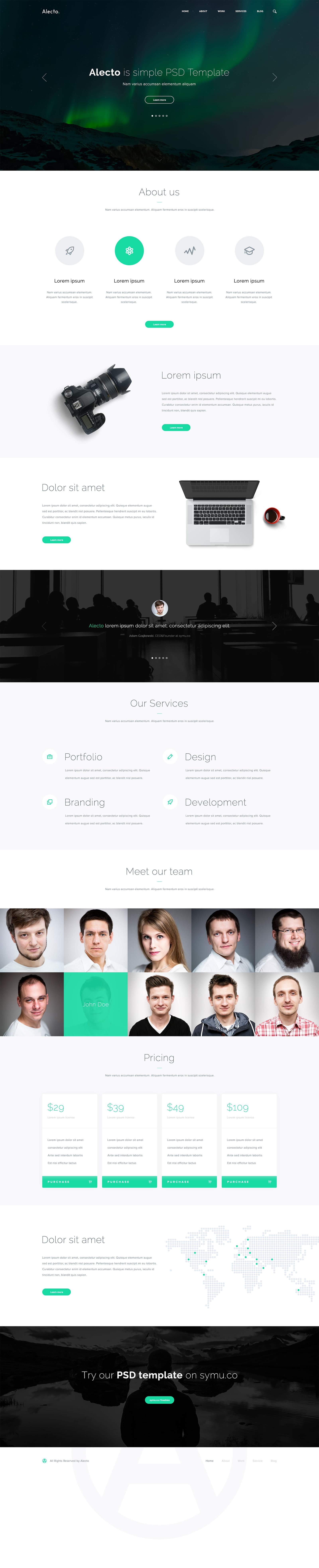 Alecto HTML Template Download