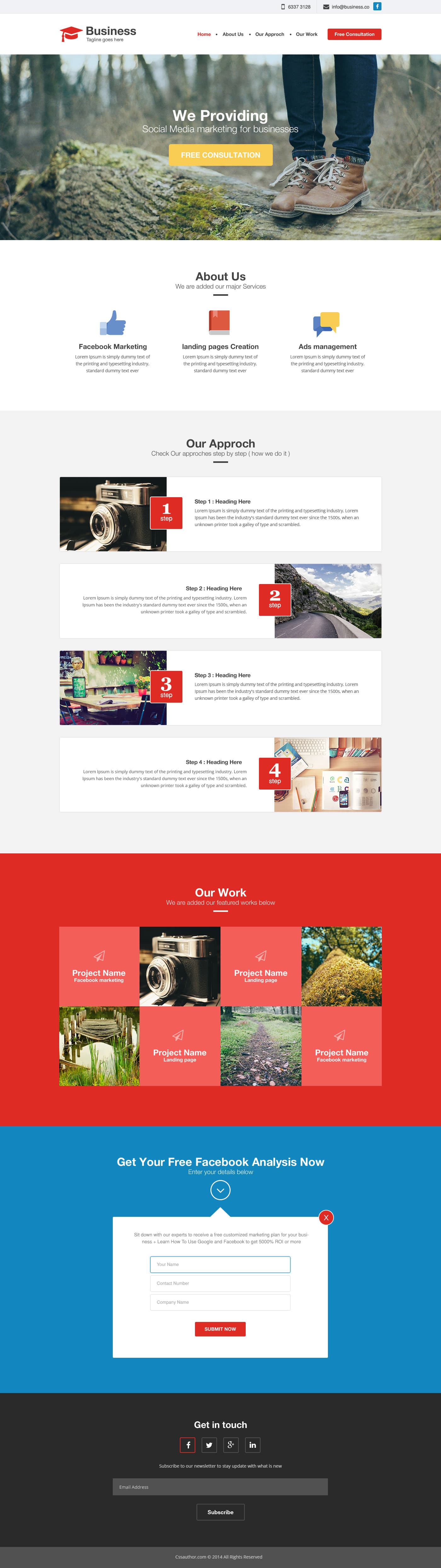 Agency / Business Website HTML Template