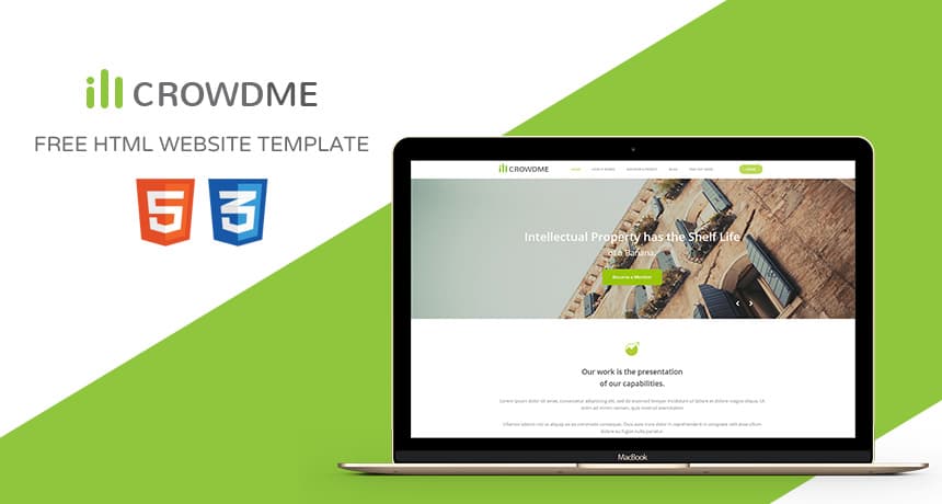 Icrowdme &ndash; FREE HTML Website Template