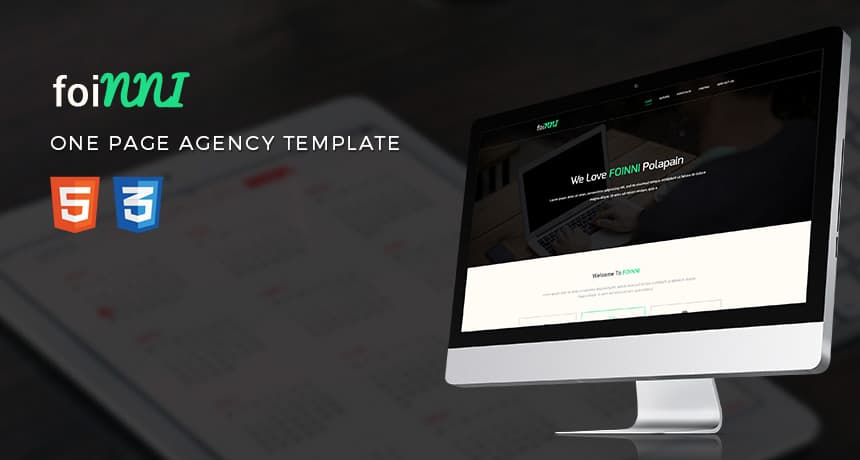 Foinni One Page Free Html Template