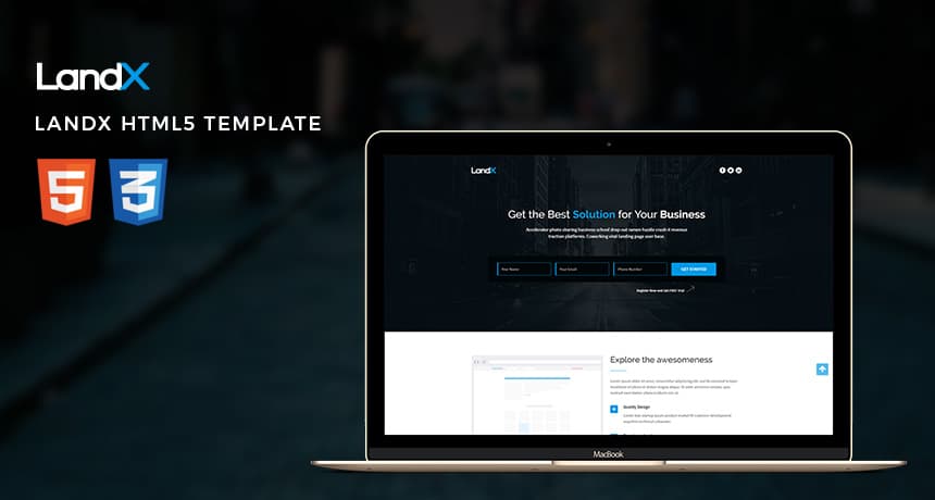 LandX HTML5 Template