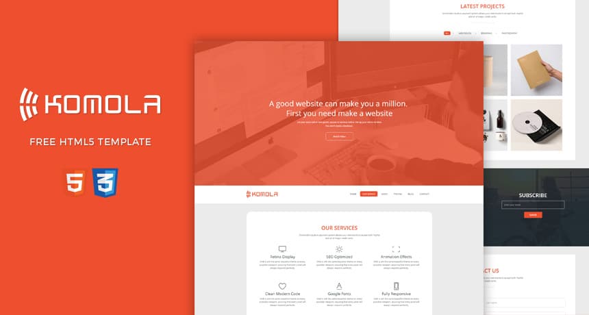 Komola - Free HTML5 Template