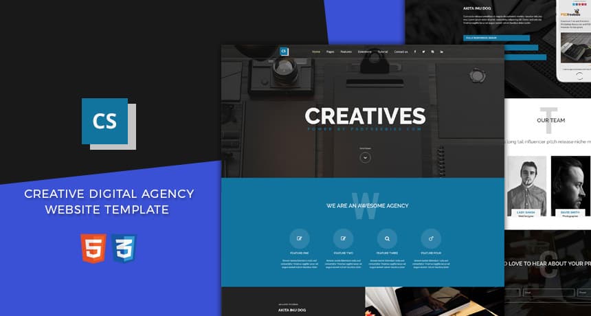 Creative Digital Agency Website Template