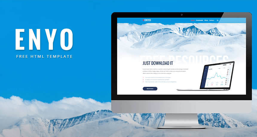 Free Enyo HTML Template | Free HTML5 Templates