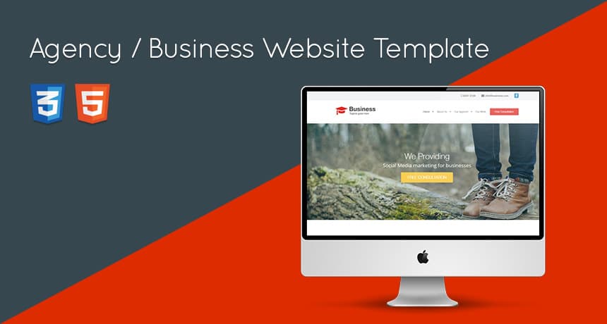 Agency / Business Website HTML Template | Free HTML5 Templates