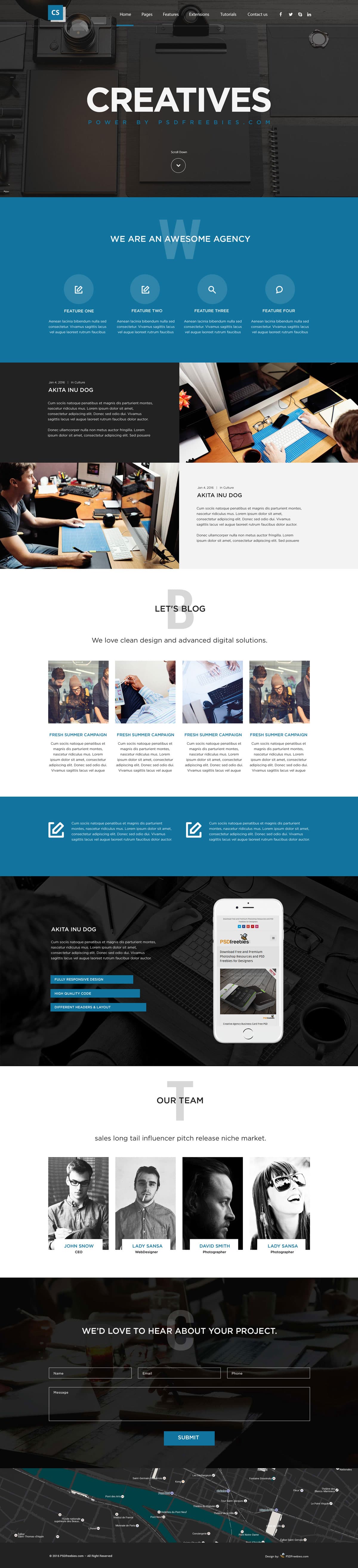 Creative Digital Agency Website Template